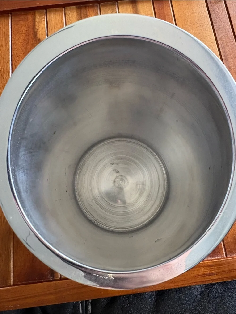 Nambe Tilt Wine Chiller Alloy Metal, 4.5